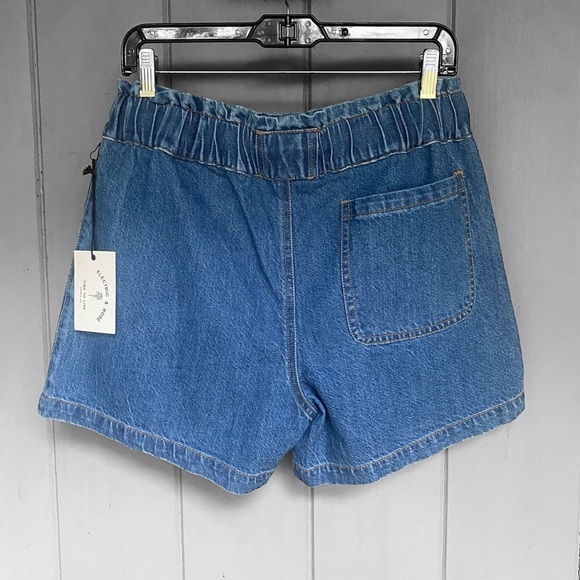 Electric & Rose Blue Denim Drawstring Shorts - Picture 6 of 6
